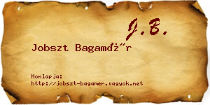 Jobszt Bagamér névjegykártya